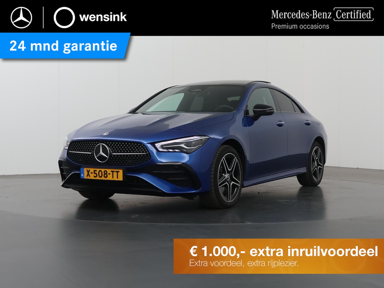 Mercedes-Benz CLA-Klasse - 250 e AMG Night | Panoramadak | Keyless Go | Sfeerverlichting | Achteruitrijcamera | - AutoWereld.nl