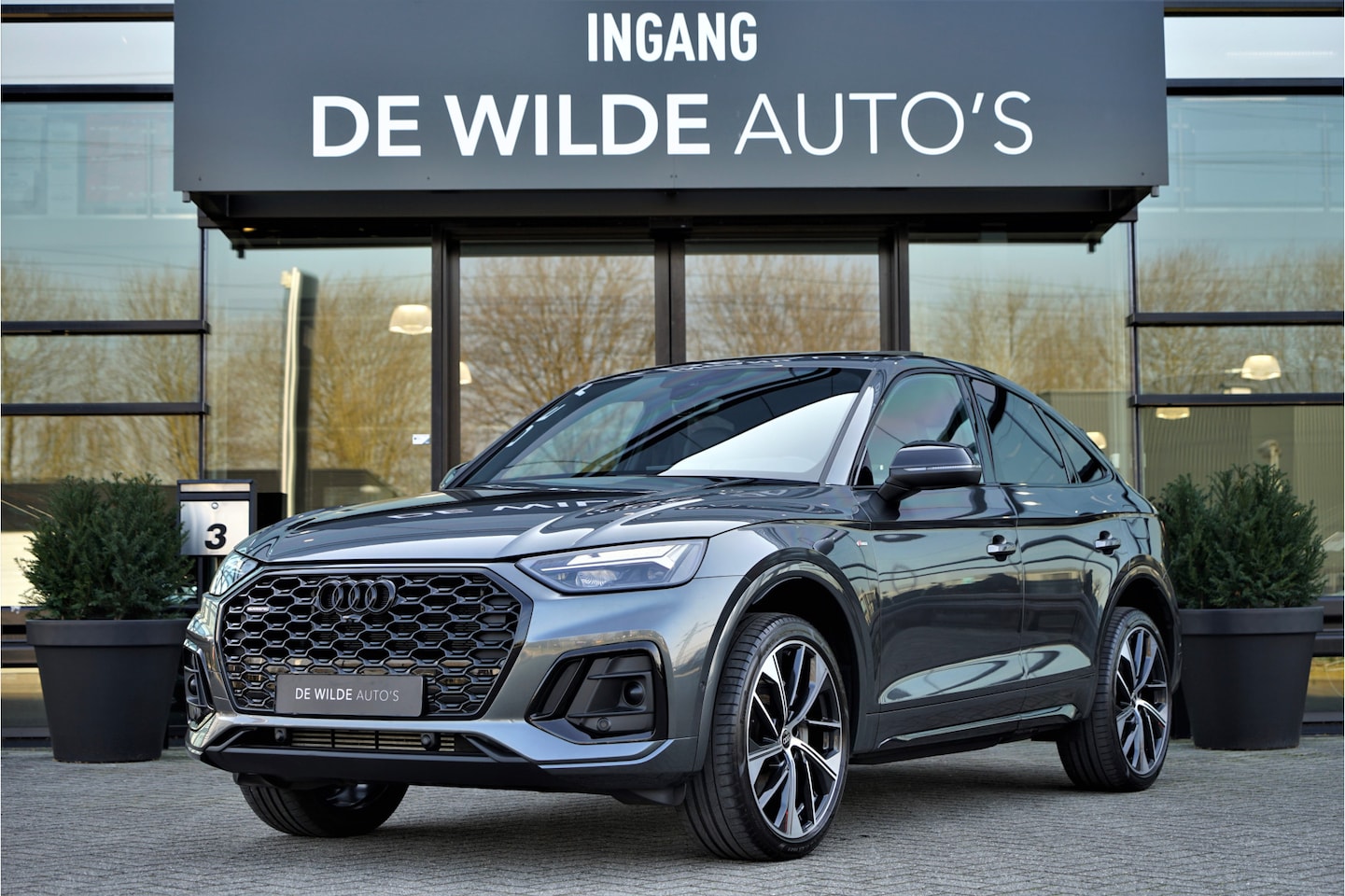 Audi Q5 Sportback - 55 TFSI e S-line 367pk Pano B&O Trekhaak Massage Elektr-stoel ACC Keyless 360-camera - AutoWereld.nl