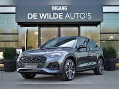 Audi Q5 Sportback - 55 TFSI e S-line 367pk Pano B&O Trekhaak Massage Elektr-stoel ACC Keyless 360-camera