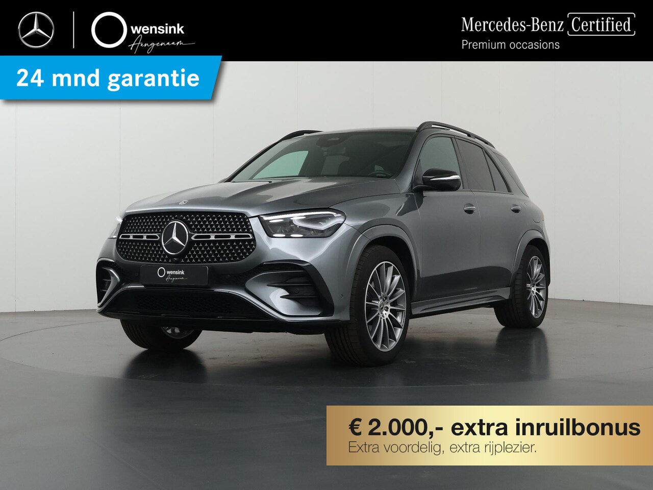 Mercedes-Benz GLE-Klasse - 350 de 4MATIC AMG Line | Luchtvering | Trekhaak | Burmester | Memory | 360 camera | Night - AutoWereld.nl