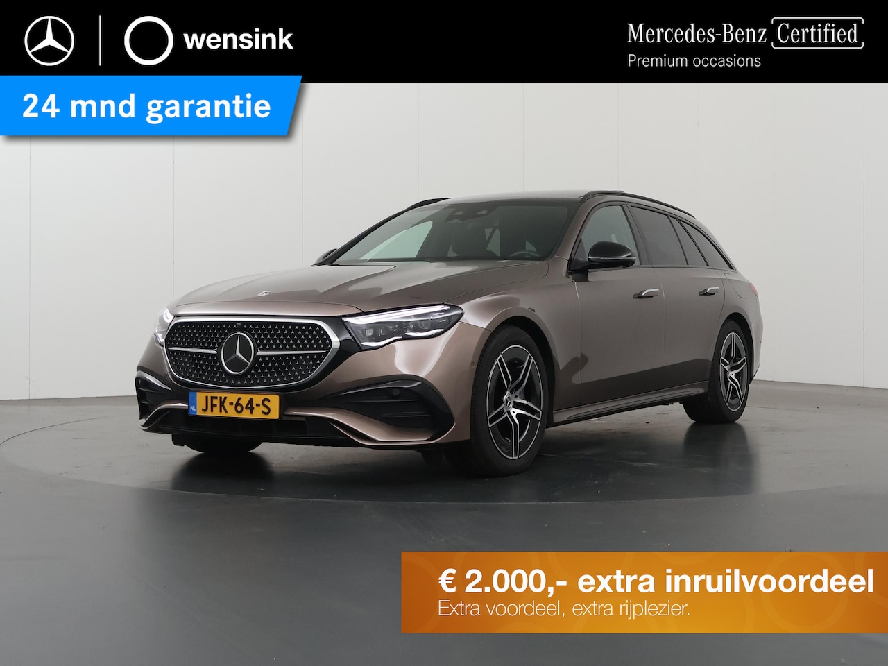 Mercedes-Benz E-klasse Estate - 300 e AMG Line | Rij assistentie pakket | Trekhaak | Panoramadak | Night pakket | - AutoWereld.nl
