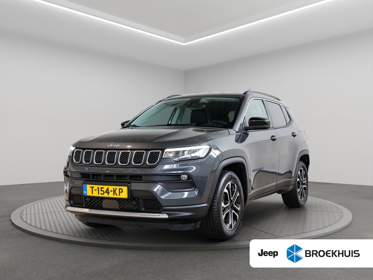 Jeep Compass - 4xe 240 Plug-in Hybrid Electric Limited | Climate Controle | Camera | Navigatie | Apple Ca - AutoWereld.nl