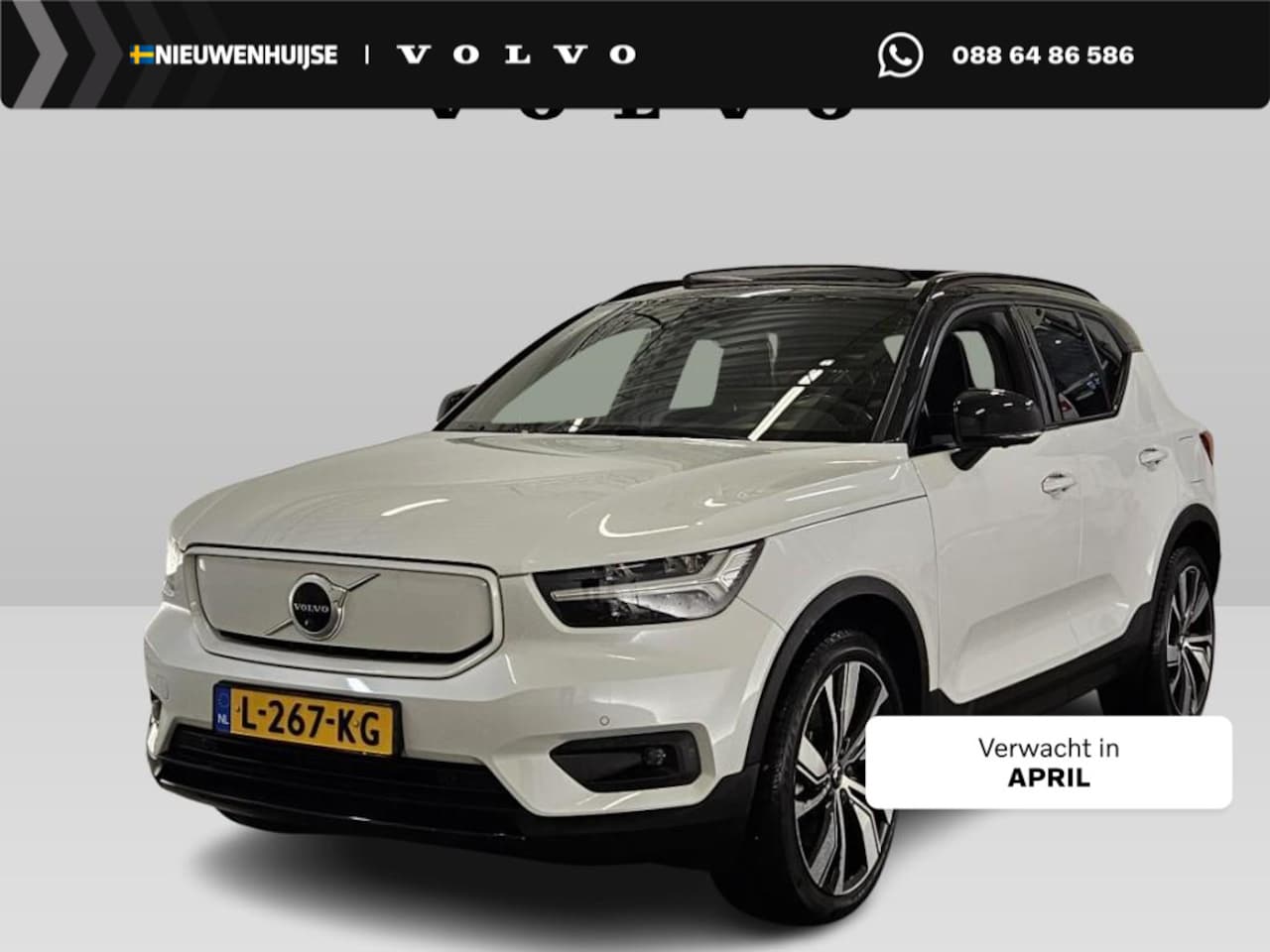 Volvo XC40 - Recharge P8 AWD R-Design | Adaptieve Cruise Control | Panoramadak | 20"vVelgen | Harman Ka - AutoWereld.nl