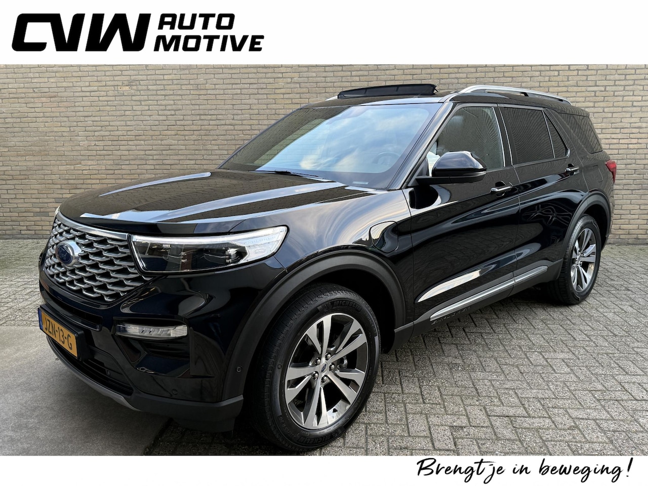 Ford Explorer - 3.0 V6 EcoBoost 457pk PHEV Platinum | Panoramadak | 360 camera | Adaptieve cruise | Afneem - AutoWereld.nl