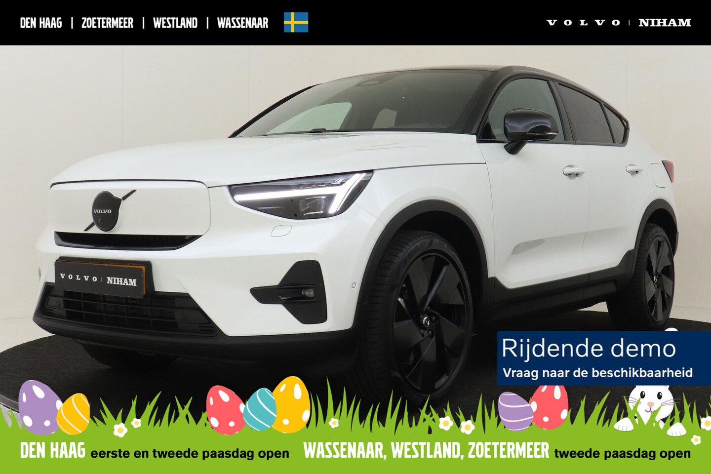 Volvo EC40 - SINGLE MOTOR EXTENDED RANGE ULTRA BLACK ED. 82 kWh *FULL OPTIONS!* -PANO.DAK|HARMAN/KARDON - AutoWereld.nl