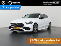 Mercedes-Benz C-klasse - 180 AMG Line | Night | Panoramadak | 19" Multispaaks AMG velgen | Stoelverwarming | Sfeerv