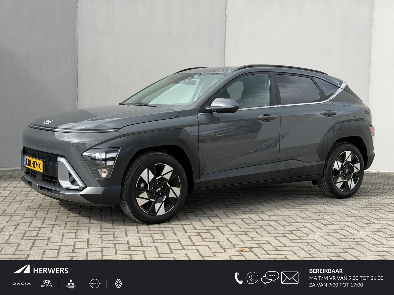 Hyundai Kona - 1.6 GDI HEV Comfort Smart / Fabrieksgarantie tot 1-2030 / Stuur- & Stoelverwarming / Apple - AutoWereld.nl
