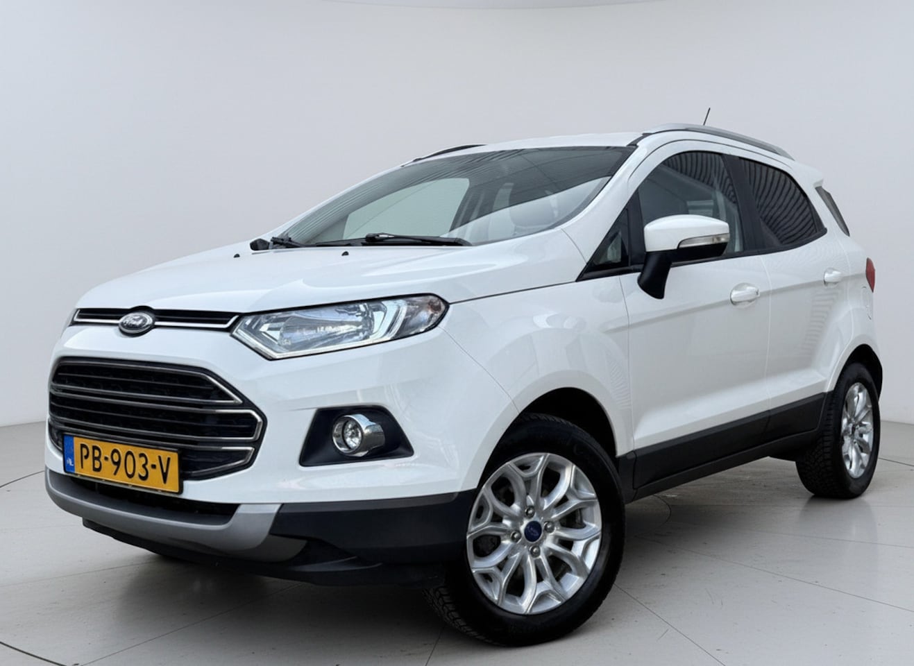 Ford EcoSport - 1.0 EcoBoost Titanium Airco Cruise Led Navi 17 perfecte staat vol opties onderhoud histori - AutoWereld.nl