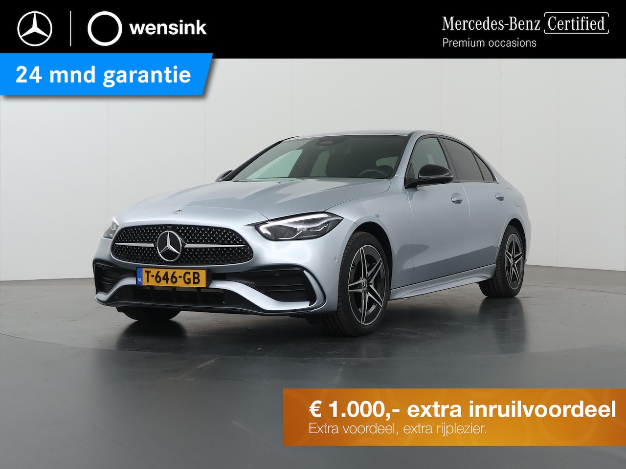 Mercedes-Benz C-klasse - 300 e AMG Line | Night | Trekhaak | Sfeerverlichting | Stoelverwarming | - AutoWereld.nl