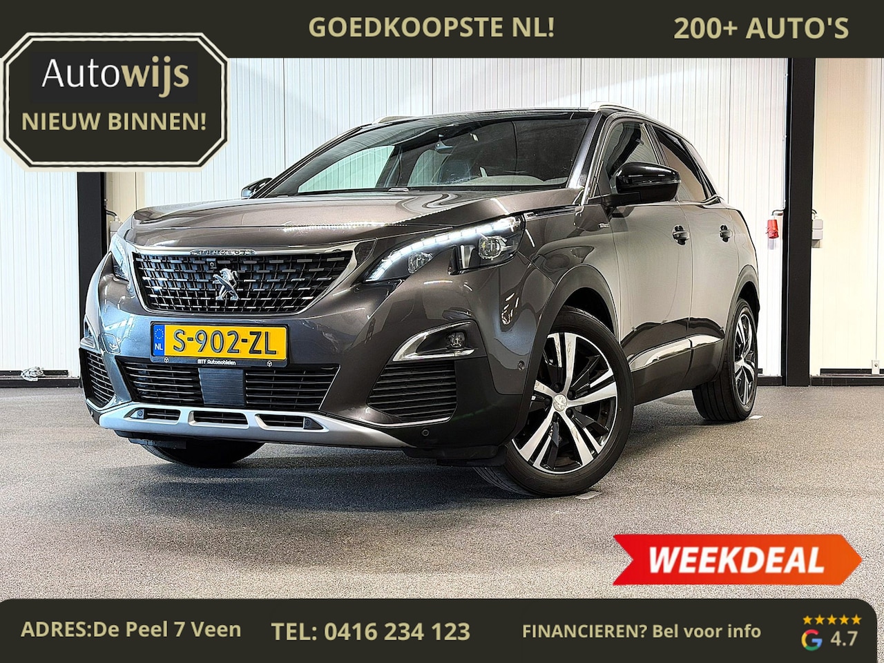 Peugeot 3008 - 1.2 PureTech Première|GT-LINE|AUT|CAMERA|TREKHAAK|D-RIEM VV - AutoWereld.nl