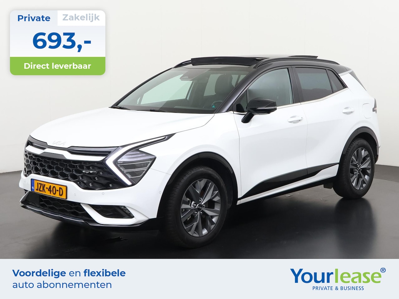 Kia Sportage - 1.6 T-GDi Hybrid GT-PlusLine | All-in 693,- Private Lease | Direct uit voorraad - AutoWereld.nl