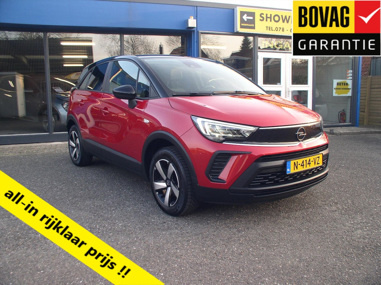 Opel Crossland - 110Pk Business Edition Nieuw Model Nav Ecc 1/2 Leder Afn Trekhaak Camera Pdc Led Rijklaarp - AutoWereld.nl