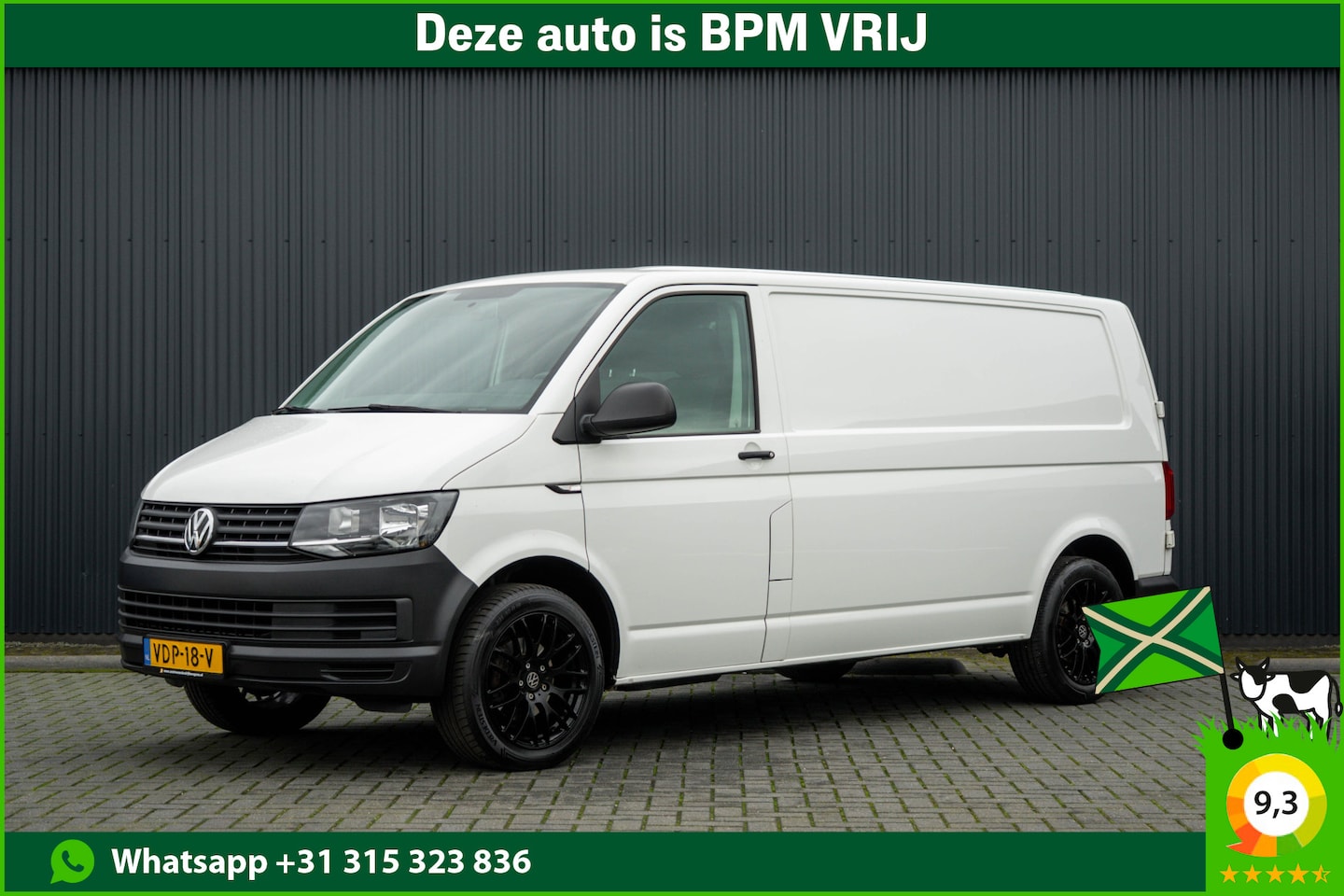 Volkswagen Transporter - T6 L2H1 | 102 PK | 3-Zits | Airco - AutoWereld.nl