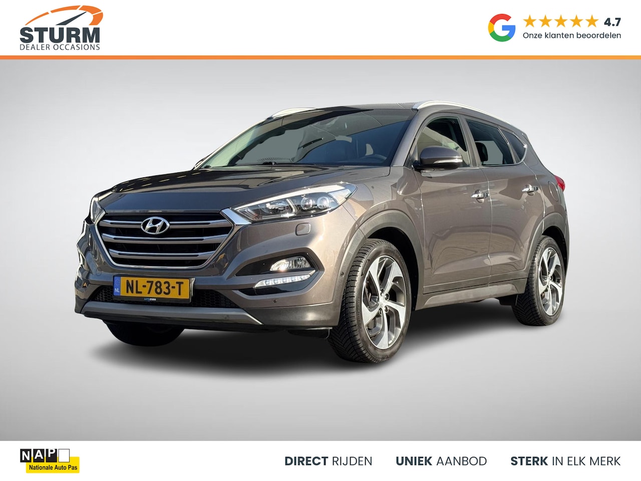 Hyundai Tucson - 1.6 T-GDi Premium 4WD NL-Auto incl. Trekhaak Afneembaar! - AutoWereld.nl