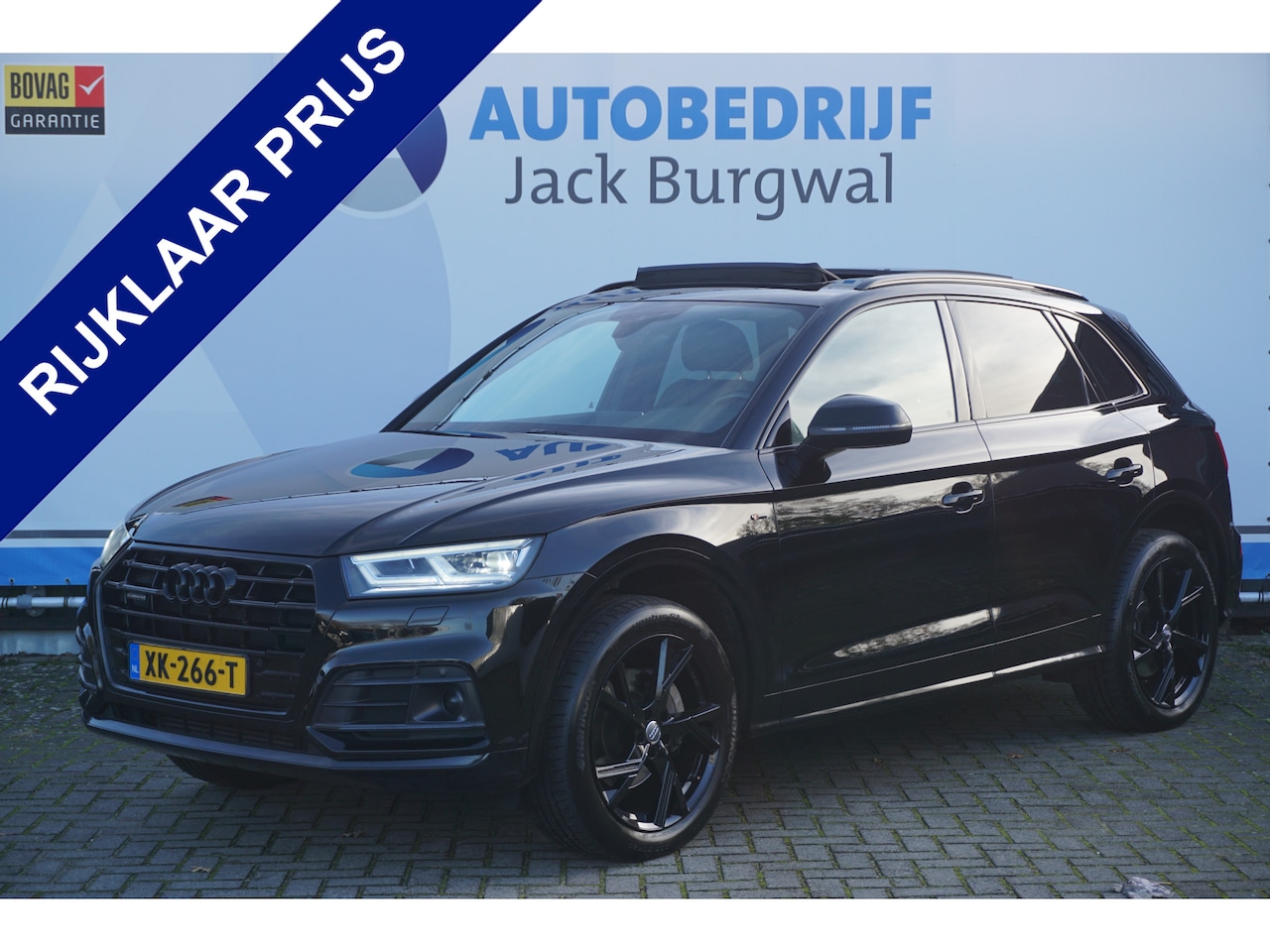 Audi Q5 - 2.0 TFSI 252PK S-Tronic Quattro Sport S Line Black Edition Wegkl. trekhaak | Panoramadak | - AutoWereld.nl