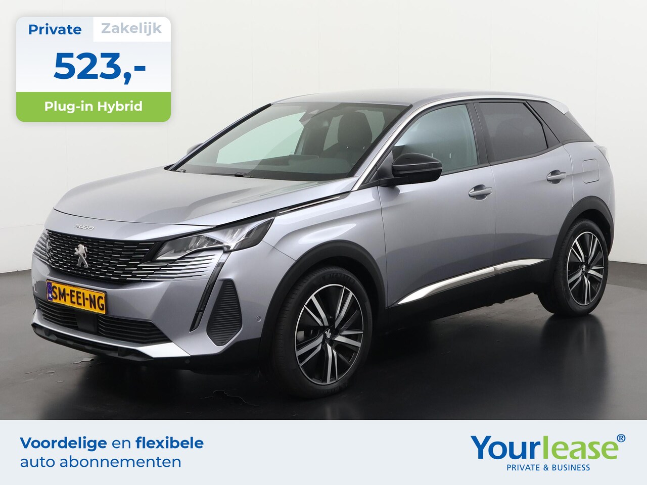 Peugeot 3008 - 1.6 HYbrid 180 Allure Pack | All-in 523,- Private Lease | Direct uit voorraad - AutoWereld.nl