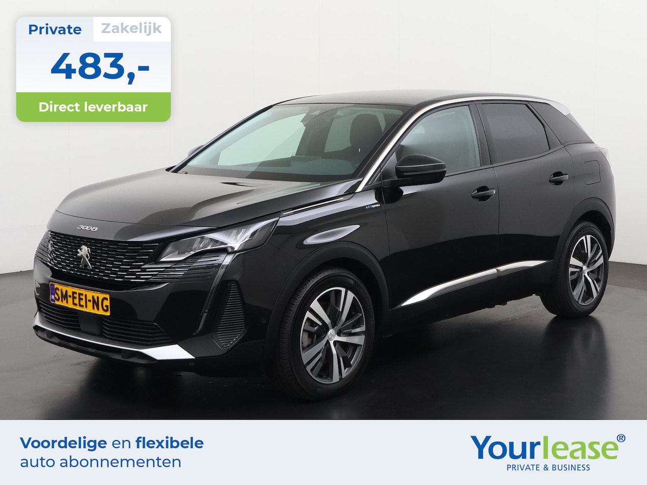 Peugeot 3008 - 1.6 HYbrid 225 Allure Pack | All-in 483,- Private Lease | Direct uit voorraad - AutoWereld.nl