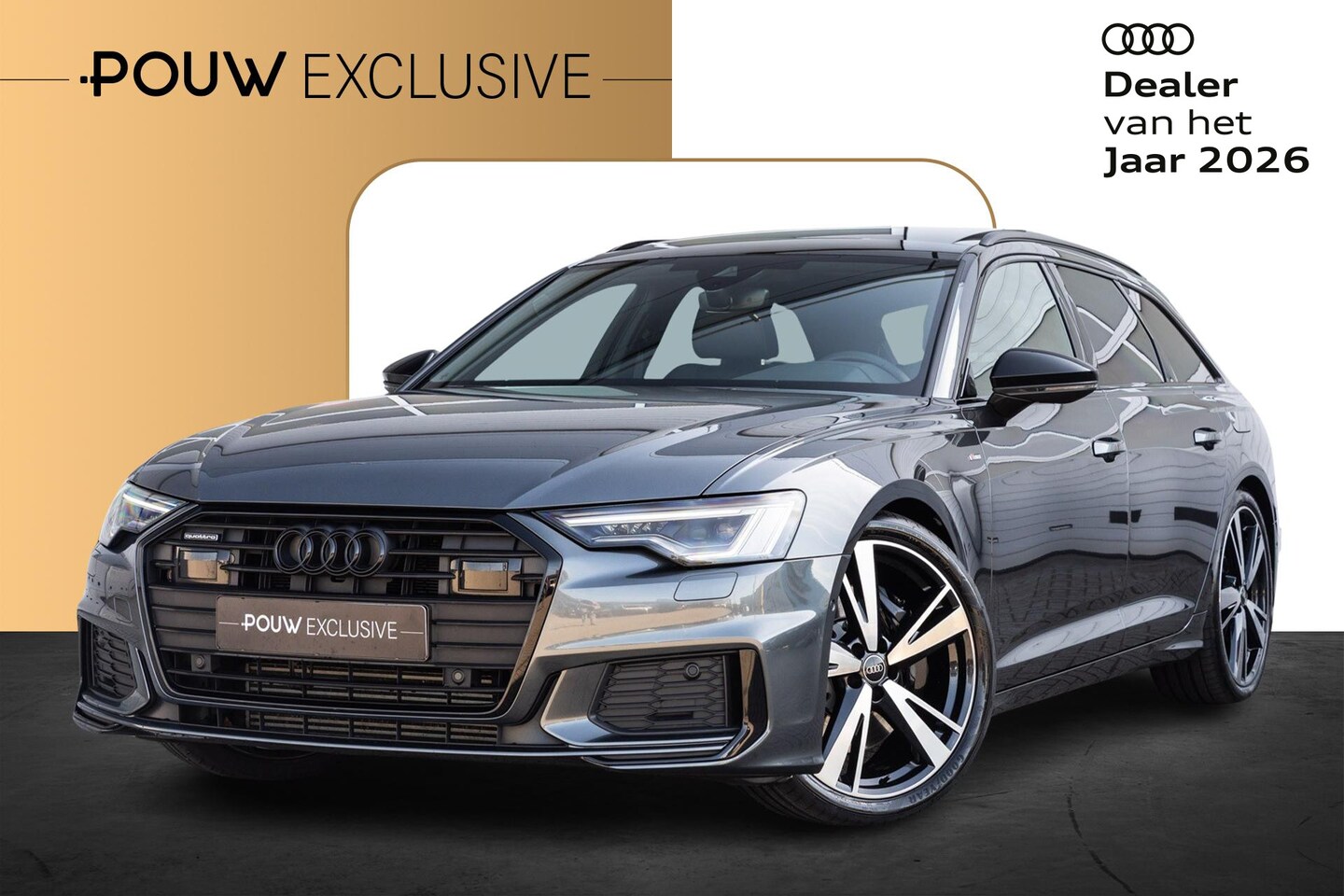 Audi A6 Avant - 50 TFSIe 299pk quattro S edition | Panoramadak | B&O | Trekhaak | 21 inch velgen - AutoWereld.nl