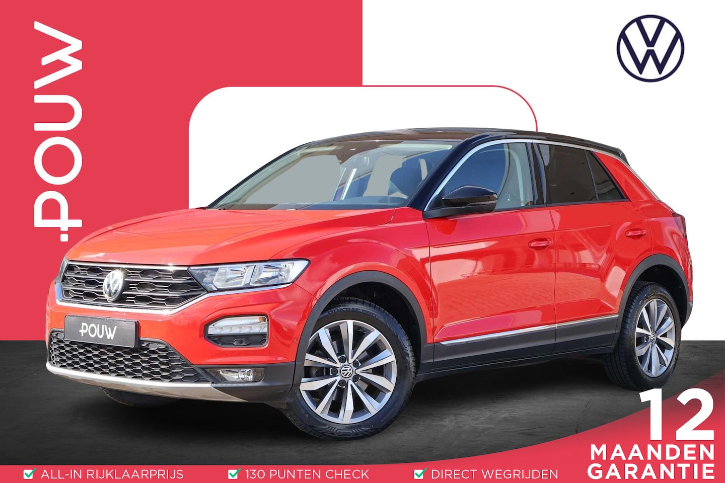Volkswagen T-Roc - 1.5 TSI 150pk DSG Sport | PDC | Navigatie | Apple Carplay | Stoelverwarming | Climate Cont - AutoWereld.nl