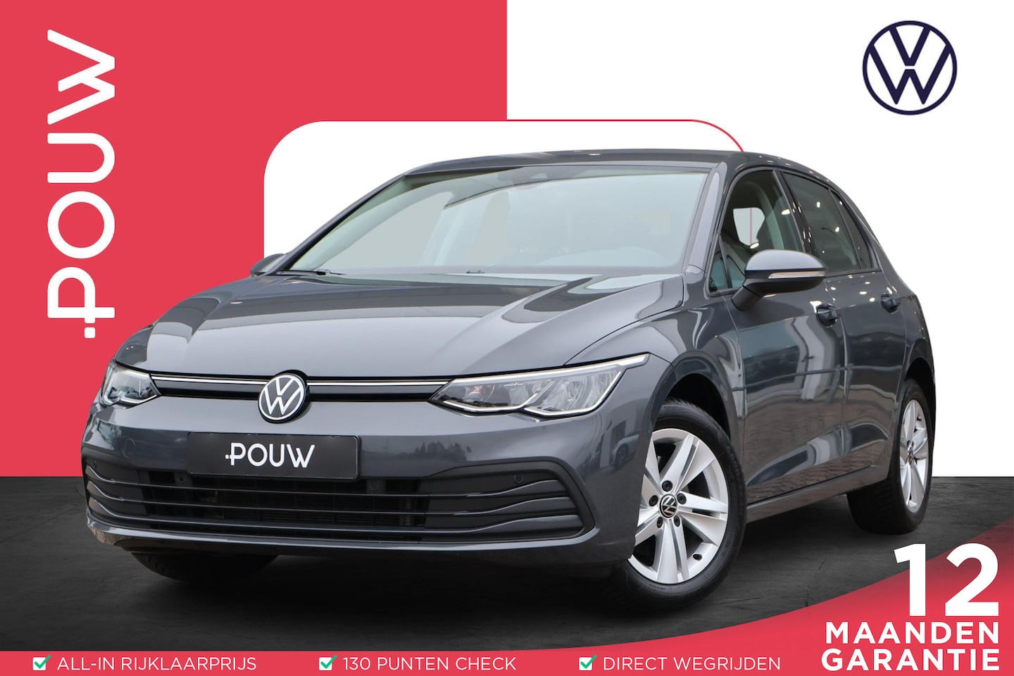 Volkswagen Golf - 1.0 eTSI 110pk DSG Life | Navigatie | PDC | Adaptive Cruise | Apple Carplay - AutoWereld.nl