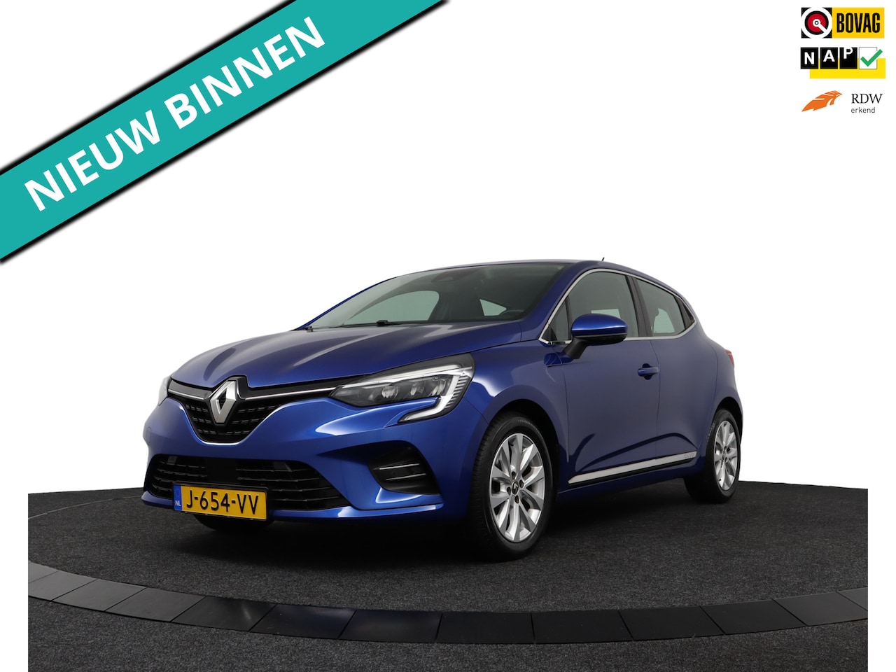 Renault Clio - 1.0 TCe Intens 100pk Camera/Carplay/ECC/Parkeers. voor en achter - AutoWereld.nl