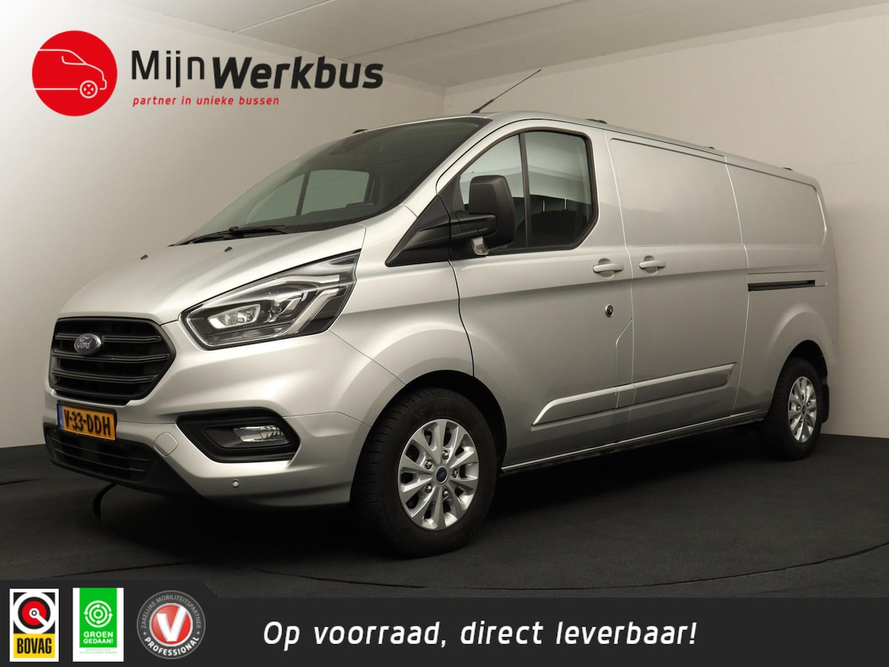 Ford Transit Custom - 340 2.0 TDCI L2H1 Limited 2x schuif | Trekhaak | Camera | Bi-Xenon Koplampen! - AutoWereld.nl