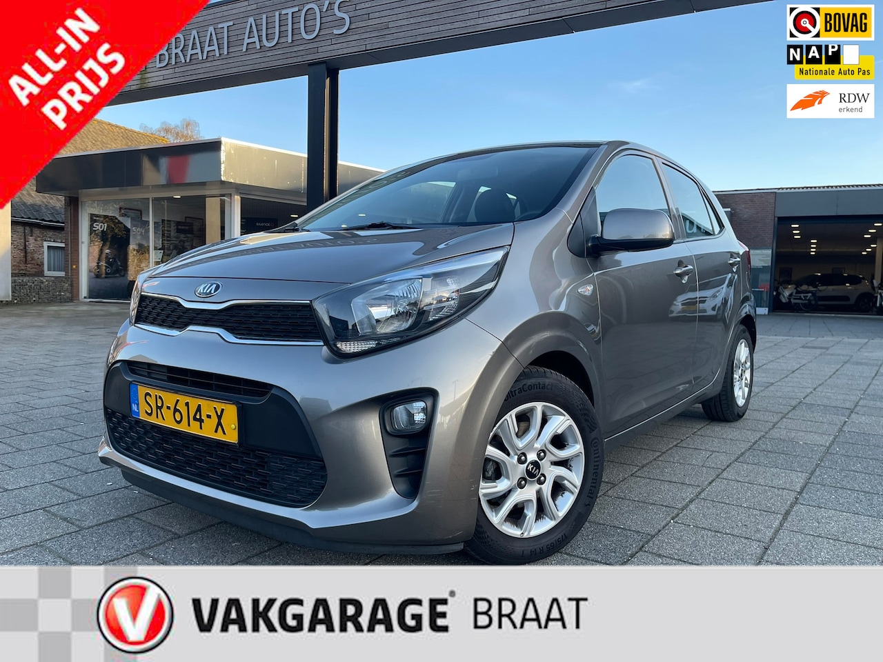 Kia Picanto - 1.0 l CARPLAY l NAVI l CAMERA l AIRO l RIJKLAAR! - AutoWereld.nl