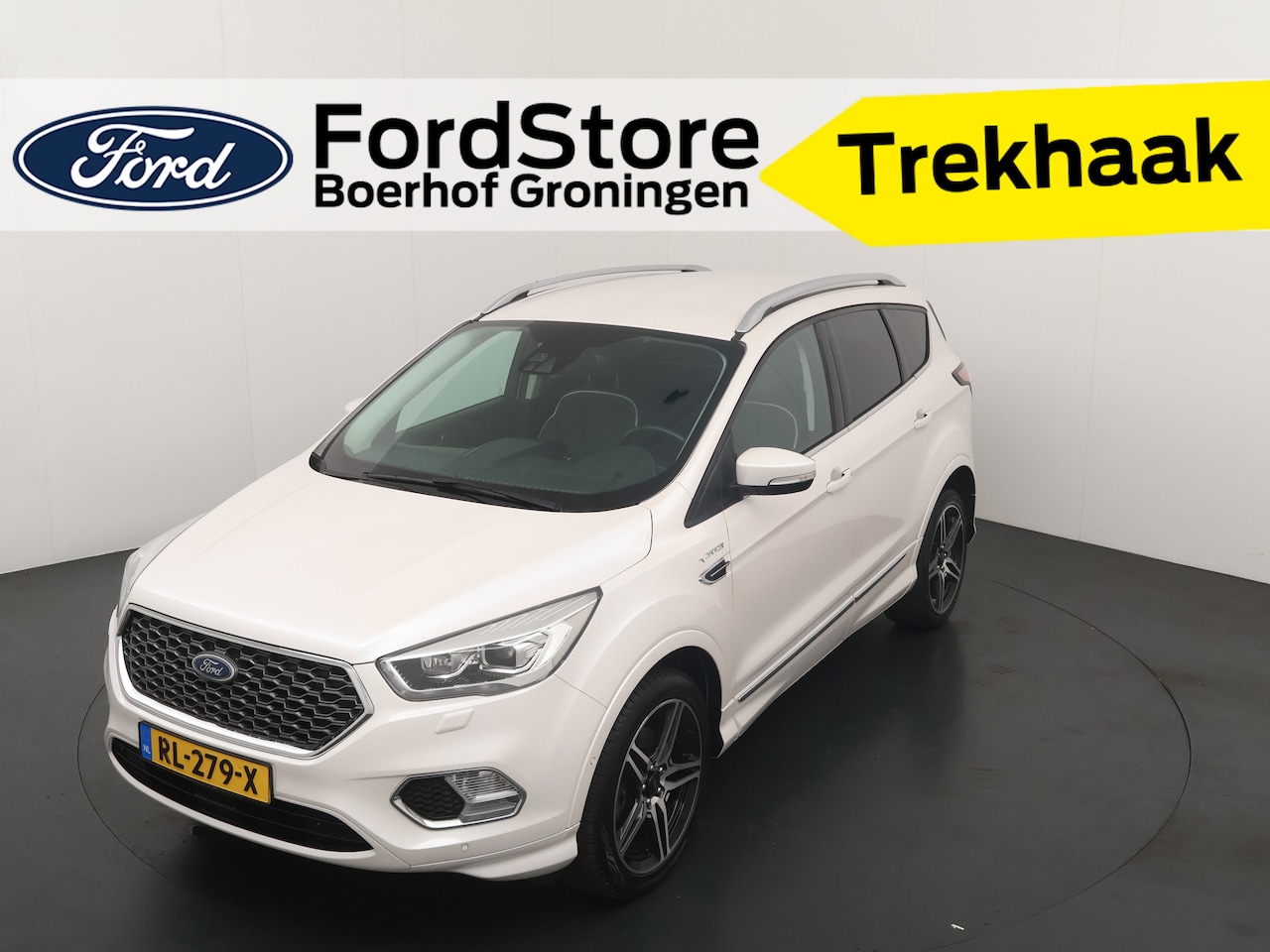 Ford Kuga - 1.5 EcoBoost 183 pk Vignale | Trekhaak | El. a. klep | Xenon | El. vst. stoel + geh. | Ca - AutoWereld.nl
