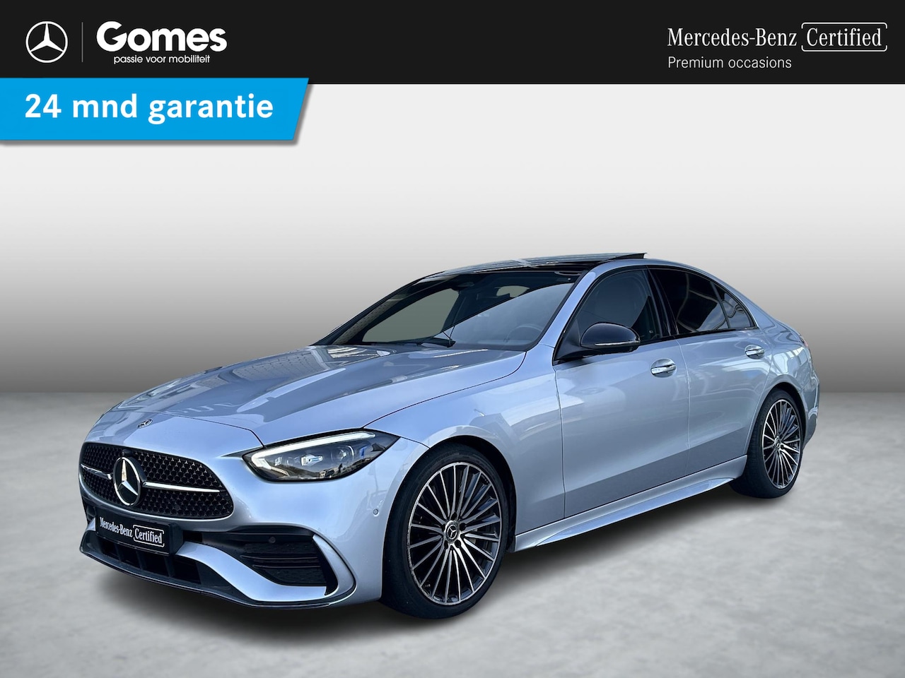 Mercedes-Benz C-klasse - 180 AMG Line | Panoramadak | Memory | Apple Carplay - AutoWereld.nl