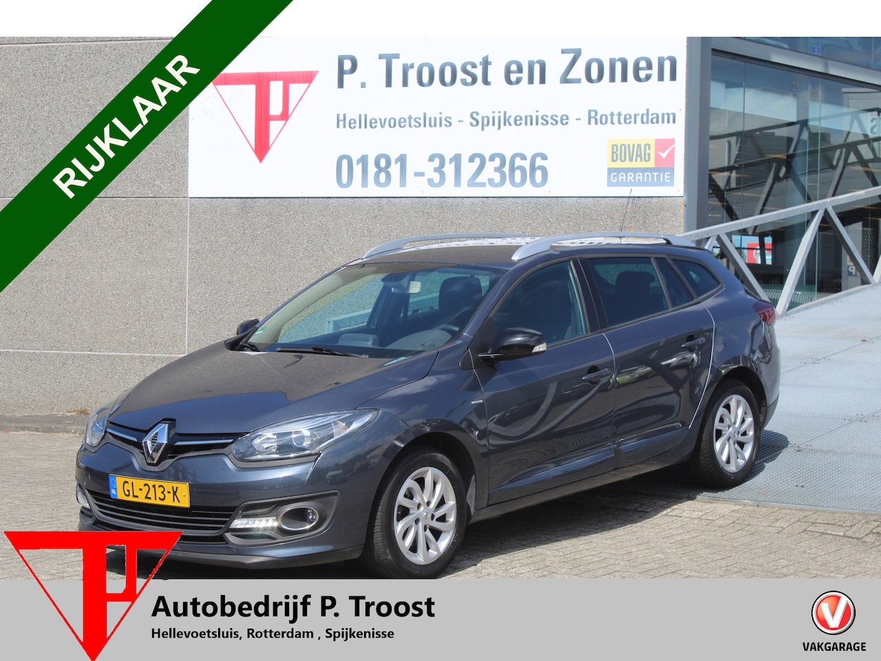 Renault Mégane Estate - 1.2 TCe Limited Navigatie/Cruise control/Climate control/Radio-CD speler/Trekhaak/Elektris - AutoWereld.nl