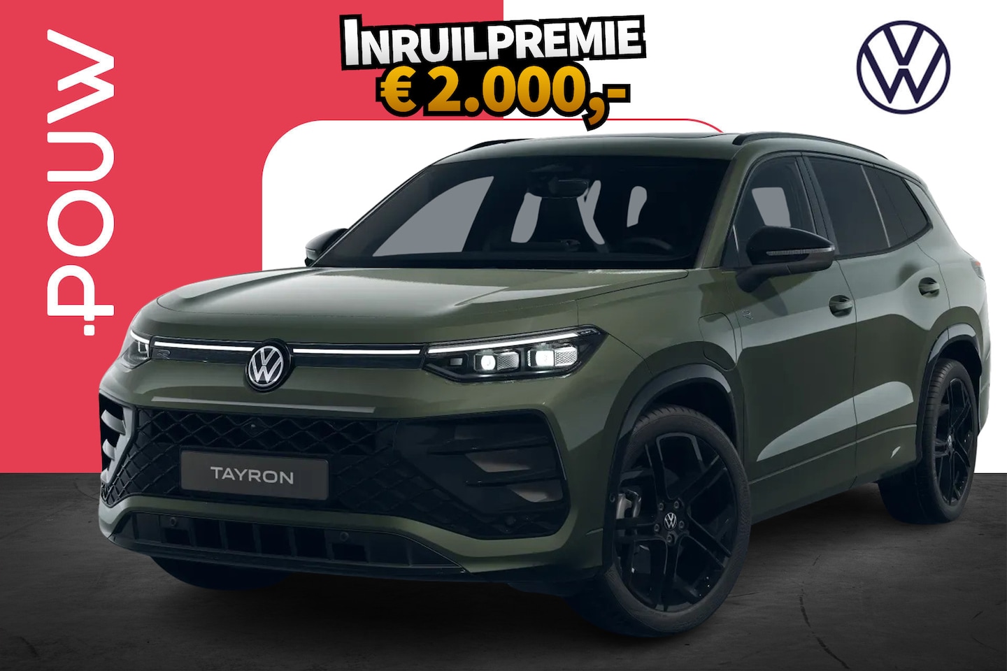 Volkswagen Tayron - 1.5 eHybrid 204pk R-Line Edition | Panoramadak | 20" Velgen - AutoWereld.nl