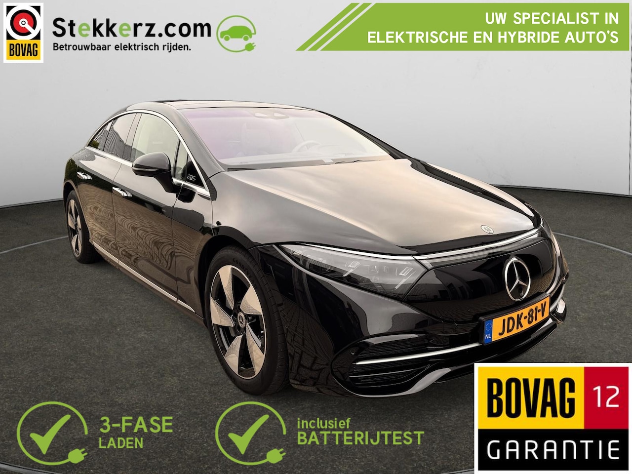 Mercedes-Benz EQS - 580 4MATIC Luxury Line 108 kWh Hyperscreen, achteras besturing, Pano dak | Burmeister | HU - AutoWereld.nl