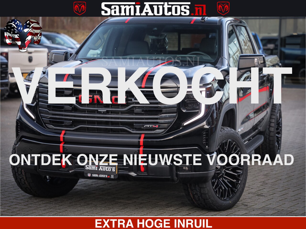 GMC Sierra - AT4 6.2 V8 | VIRTUAL COCKPIT | BOM VOL | DC | LPG | RAM DEALER NEDERLAND | Dubbele Cabine - AutoWereld.nl