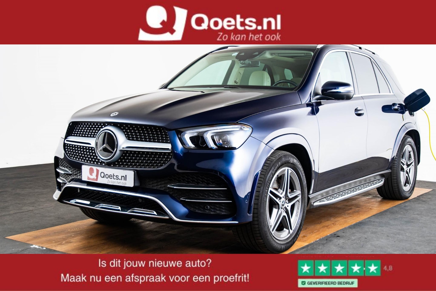 Mercedes-Benz GLE-Klasse - 350 e 4MATIC AMG Line exterieur - Trekhaak - Panoramadak - Treeplanken - Rijassistentiepak - AutoWereld.nl