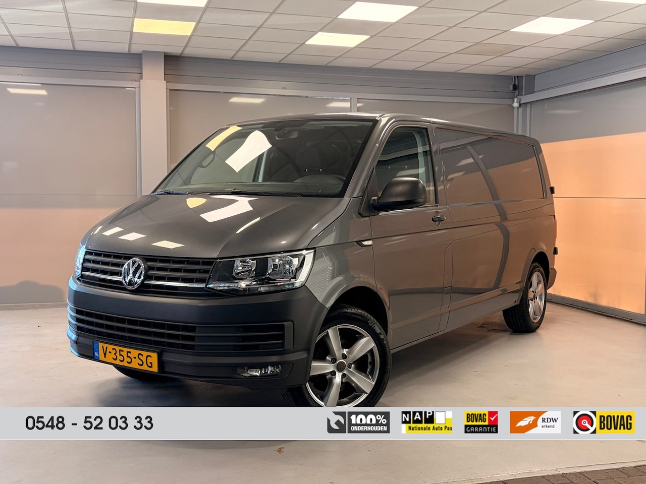 Volkswagen Transporter - 2.0 TDI L2H1 150PK !!| NAVI | CRUISE | SCHUIFDEUR | - AutoWereld.nl