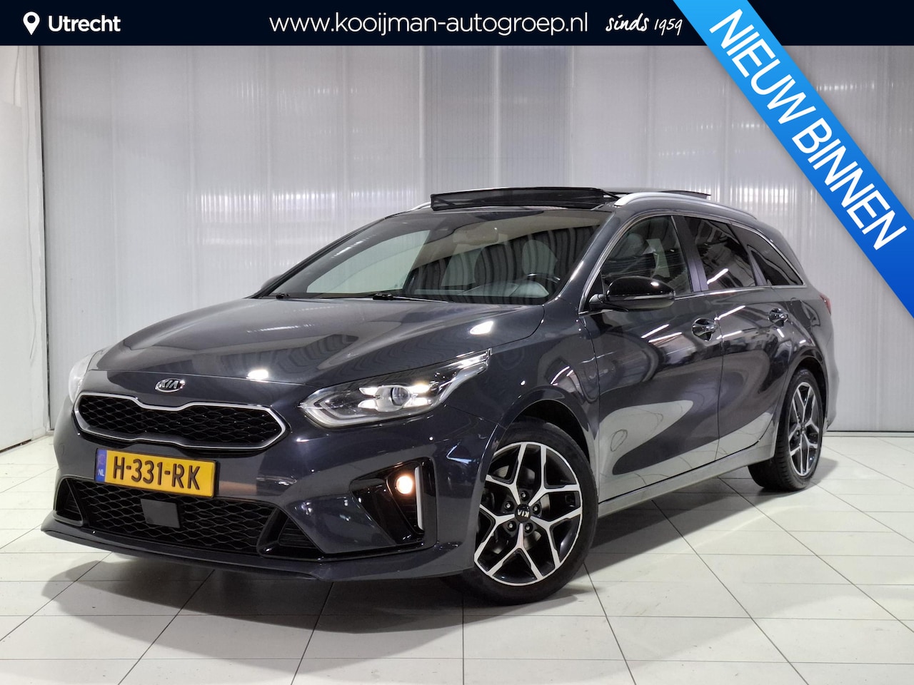 Kia Cee'd Sportswagon - Ceed 1.4 T-GDi GT-Line Trekhaak, Stoel en Stuur verwarming, Schuif kantel dak. - AutoWereld.nl