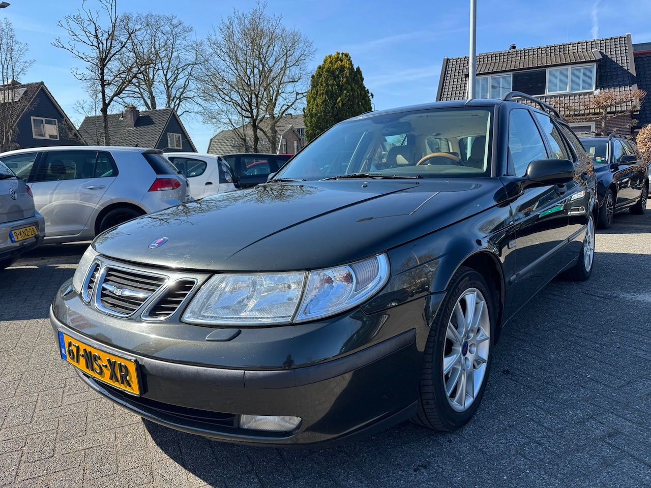 Saab 9-5 Estate - 2.3t Vector Automaat,Apk 11/12/26,Airco,Cruise,Navi,Leder,Trekhaak - AutoWereld.nl