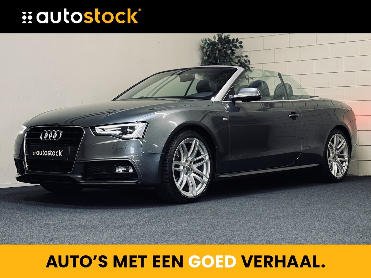 Audi A5 Cabriolet - 1.8 TFSI S-Line 2x | B&O | Nekverw. | Leder | NAP - AutoWereld.nl