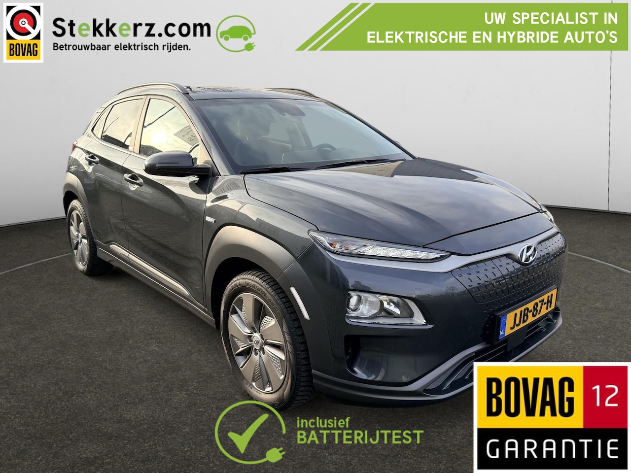 Hyundai Kona Electric - EV Comfort 39 kWh | All-in prijs incl. 12 mnd BOVAG | AVILOO Accutest | SOH 98% - AutoWereld.nl