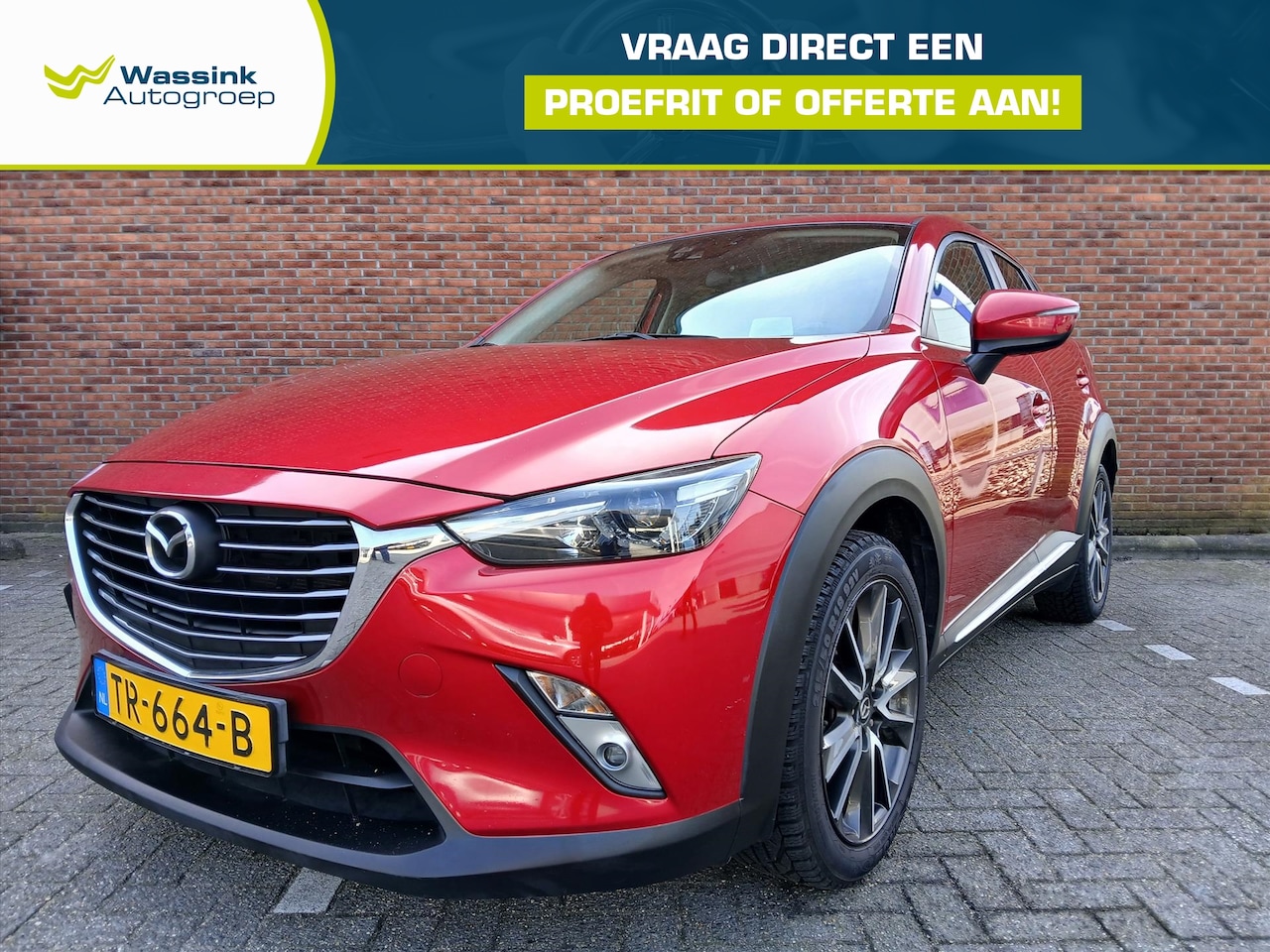 Mazda CX-3 - 2.0 SKYACTIV-G 120pk GT-M I Lederen bekleding I Camera | 18 inch Licht metalen velgen | - AutoWereld.nl