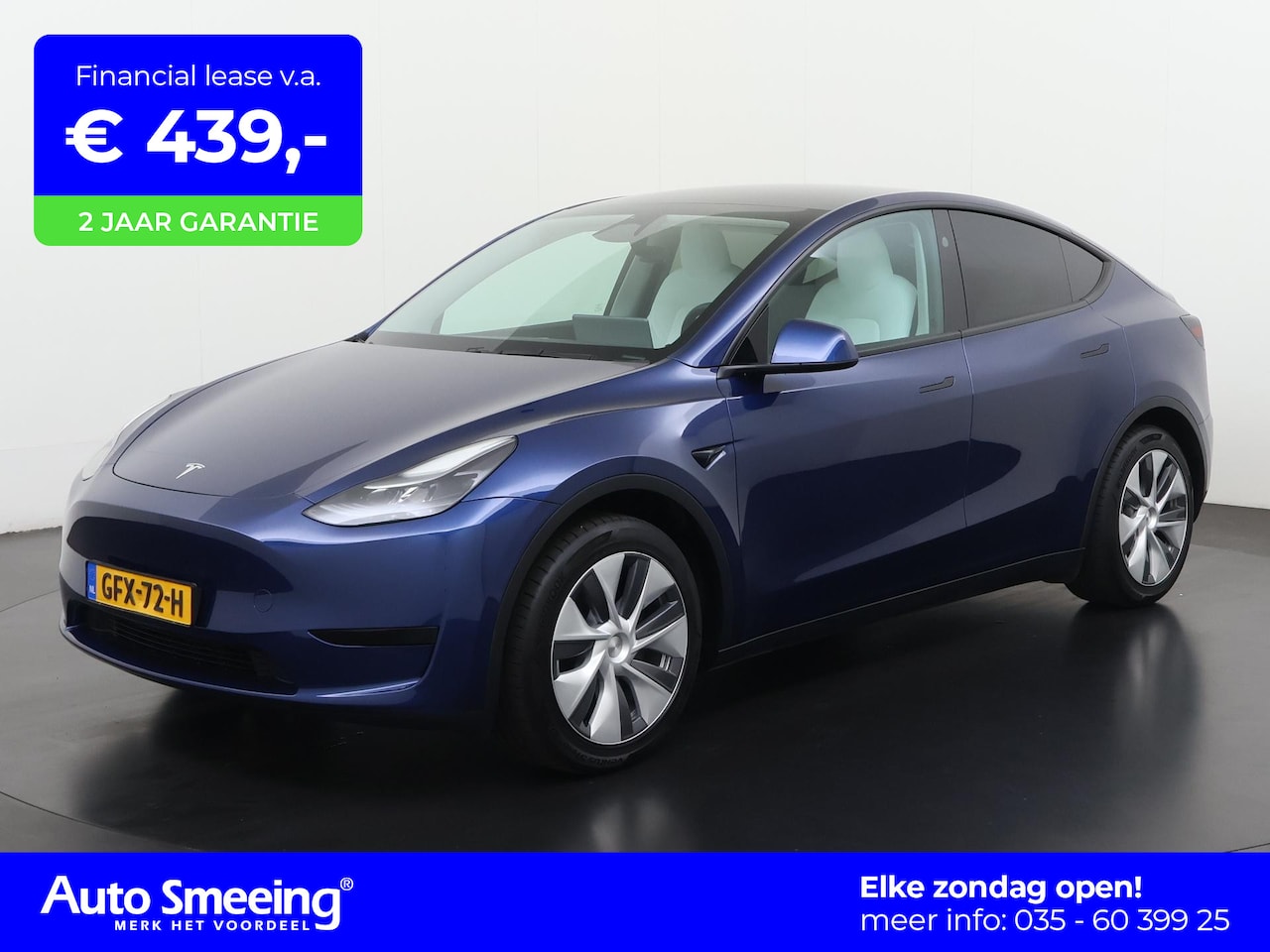 Tesla Model Y - RWD 58 kWh | Adaptief Cruise | Memory Stoel | Panoramadak | Zondag Open! - AutoWereld.nl