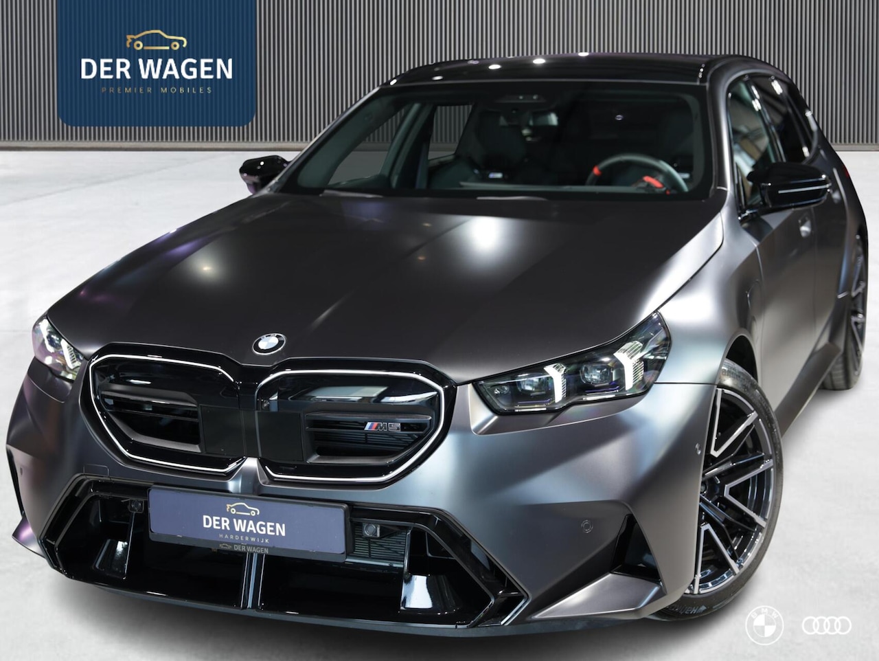 BMW M5 - FROZEN GREY / PANODAK / M-DRIVEPACK / BOWERSWILKINS / 21" - AutoWereld.nl