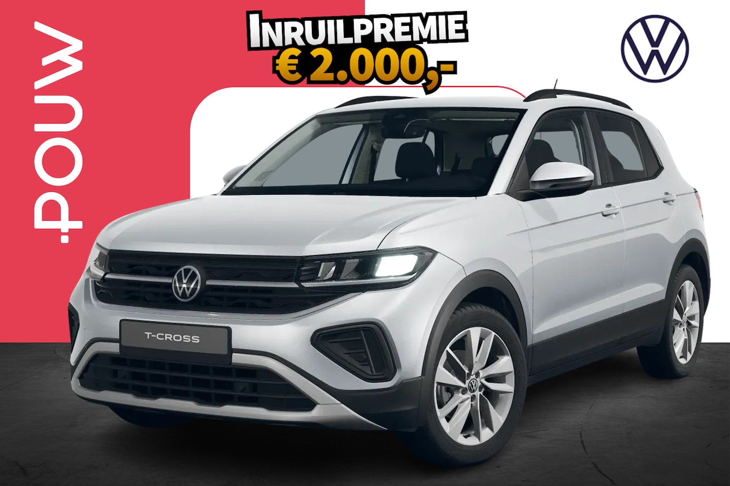 Volkswagen T-Cross - 1.0 TSI 115pk DSG Life Edition | Climate Control | Trekhaak Wegklapbaar - AutoWereld.nl