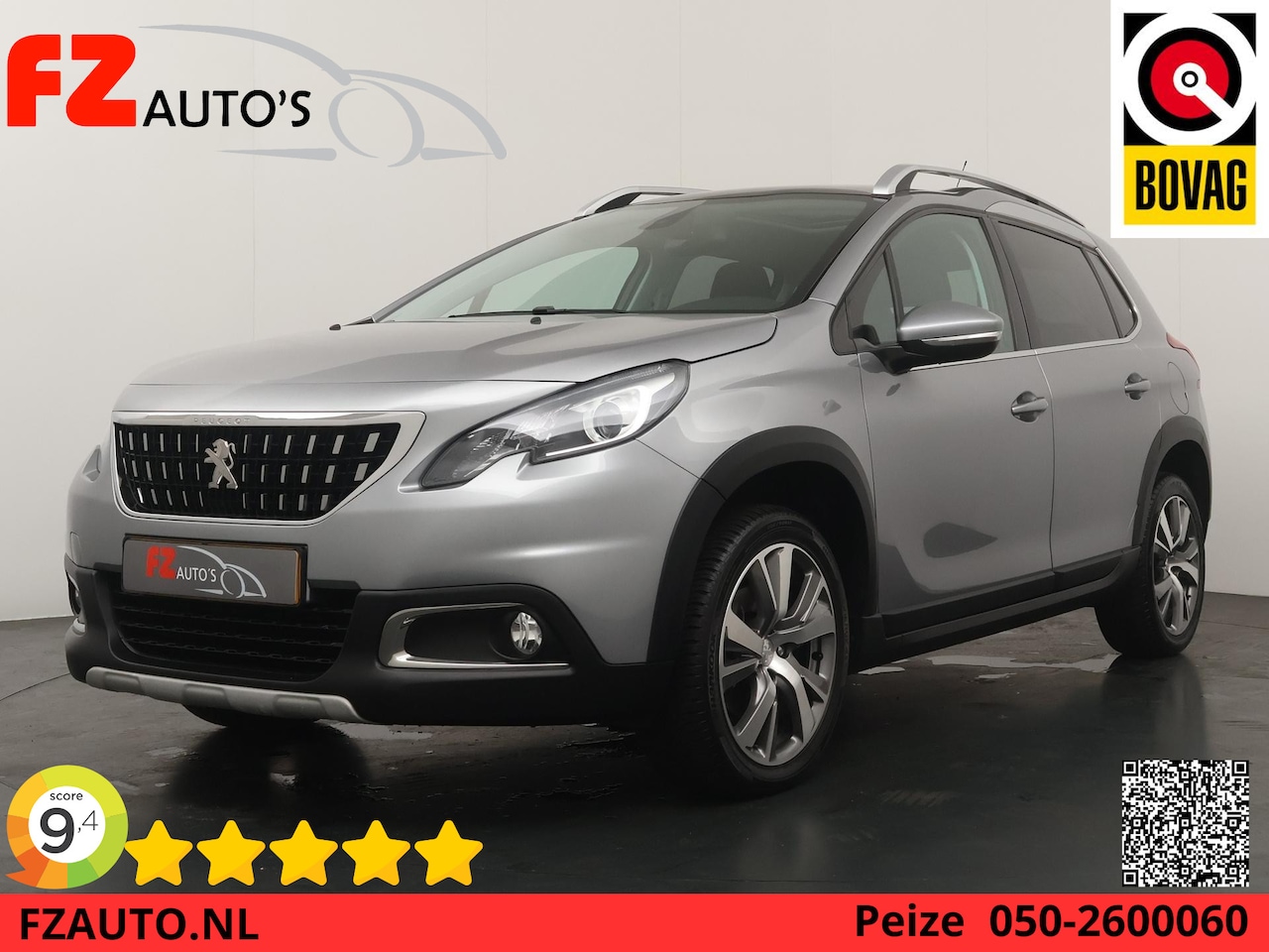Peugeot 2008 - 1.2 PureTech Blue Lease Allure - Navigatie - Climate Control - Lichtmetalen Velgen - Cruis - AutoWereld.nl