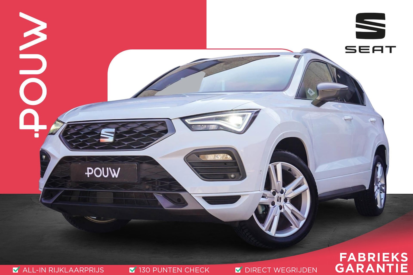 SEAT Ateca - 1.5 TSI 150pk DSG FR Business Intense | Stoel/Stuurverwarming | Navigatie | Achteruitrijca - AutoWereld.nl