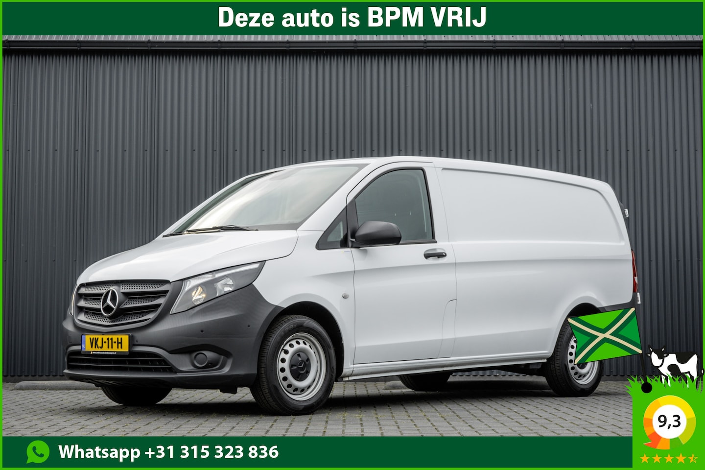 Mercedes-Benz Vito - 116 CDI L2H1 | 164 PK | Euro 6 | Cruise | Carplay | A/C | PDC | Navigatie - AutoWereld.nl
