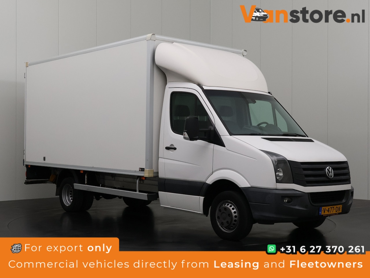 Volkswagen Crafter - 2.0TDI 164PK Bakwagen | Euro 6 | Laadlengte 4.44 Meter | Dakspoiler | Airco | Cruise | 3-Z - AutoWereld.nl