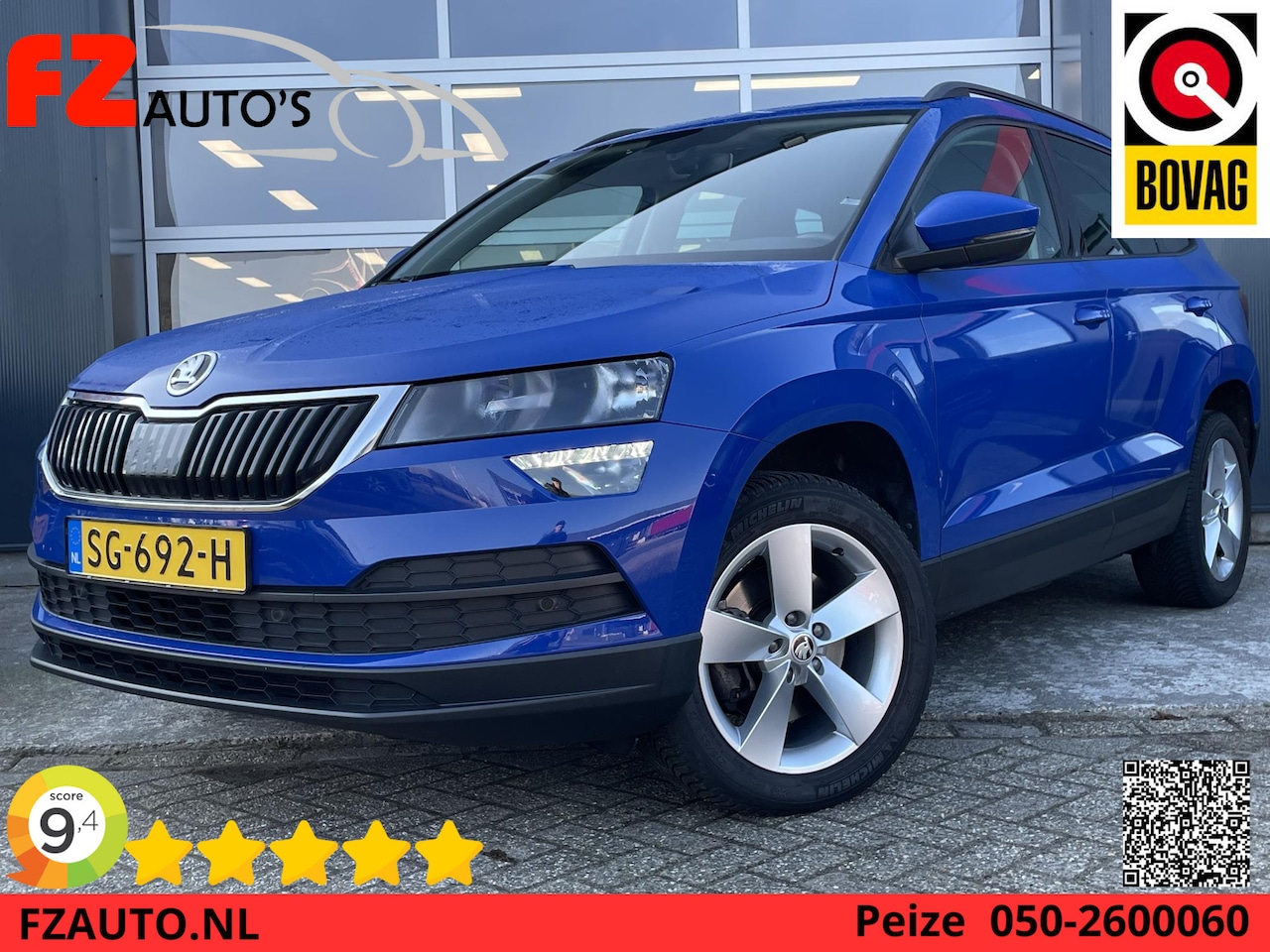 Skoda Karoq - 1.0 TSI Ambition Business - Navigatie - Lichtmetalen Velgen - Stoelverwarming - Cruise Con - AutoWereld.nl