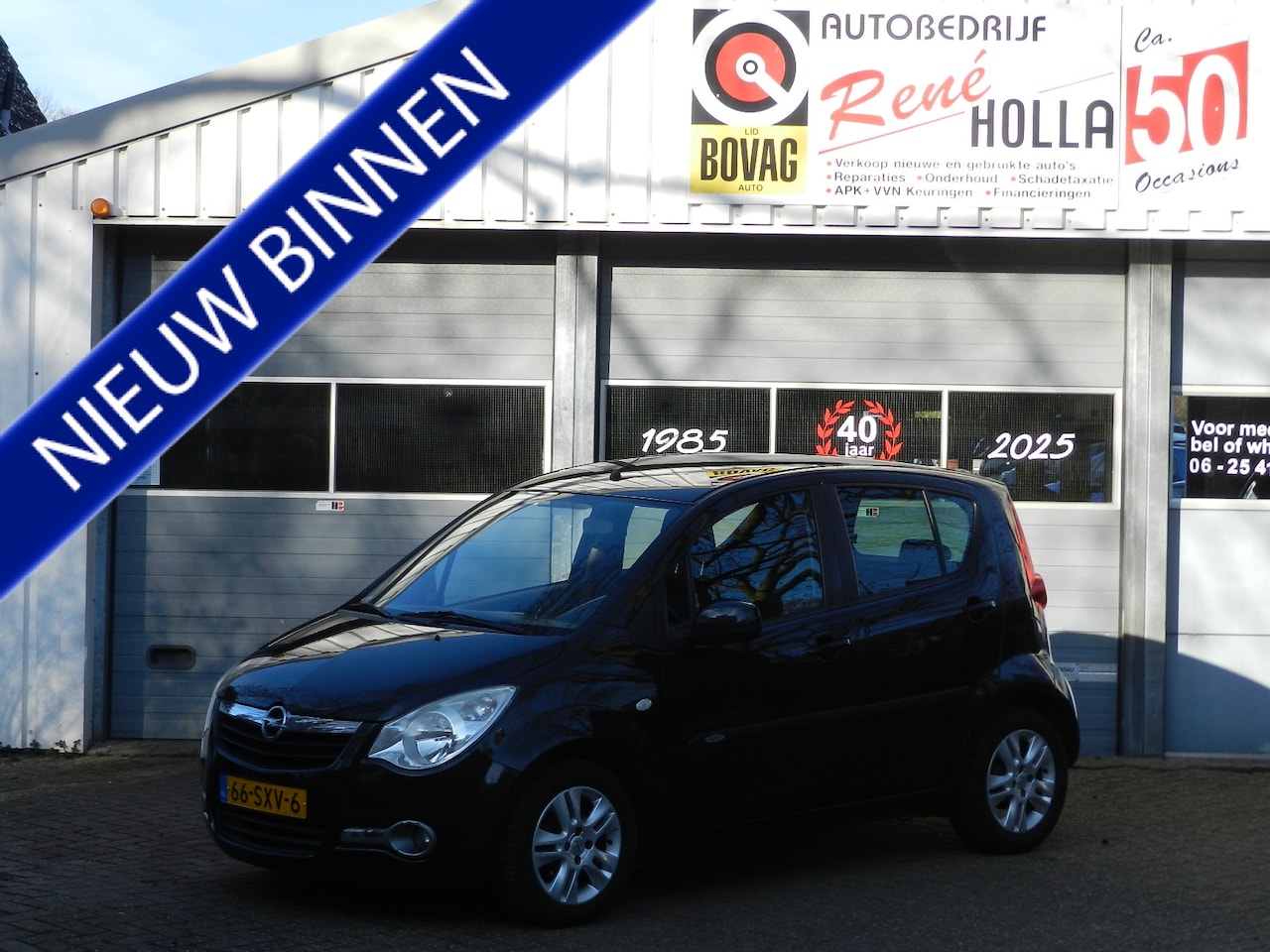 Opel Agila - 1.2 Edition 5deurs Metallic lak Isofix 4 seizoen banden LMV - AutoWereld.nl