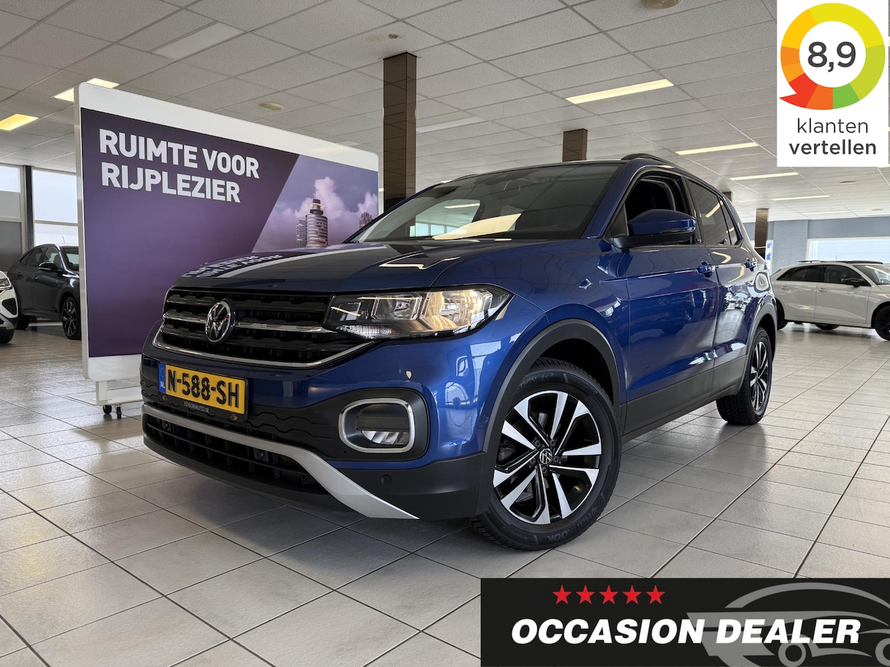 Volkswagen T-Cross - 1.0 TSI 110PK DSG UNITED *ADAP*APP*CAM*PARK ASS* - AutoWereld.nl
